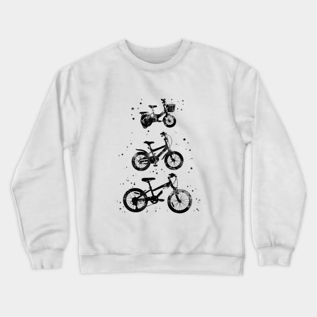 Kids' bikes Crewneck Sweatshirt by RosaliArt